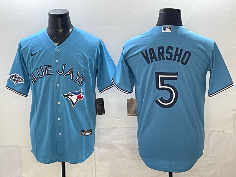 Men 2026 Toronto Blue Jays #5 Varsho Light Blue Game Nike MLB Jersey 2026002